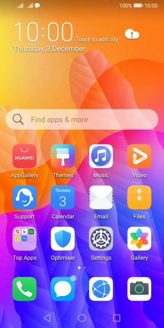 The text/picture message icon shows that you've received a new text or picture message.