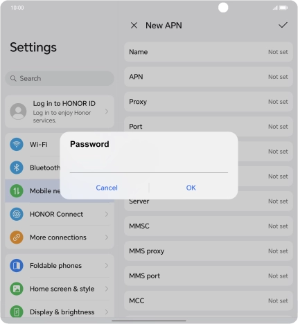 Key in wap and press OK.