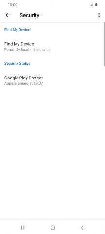 Press Find My Device.