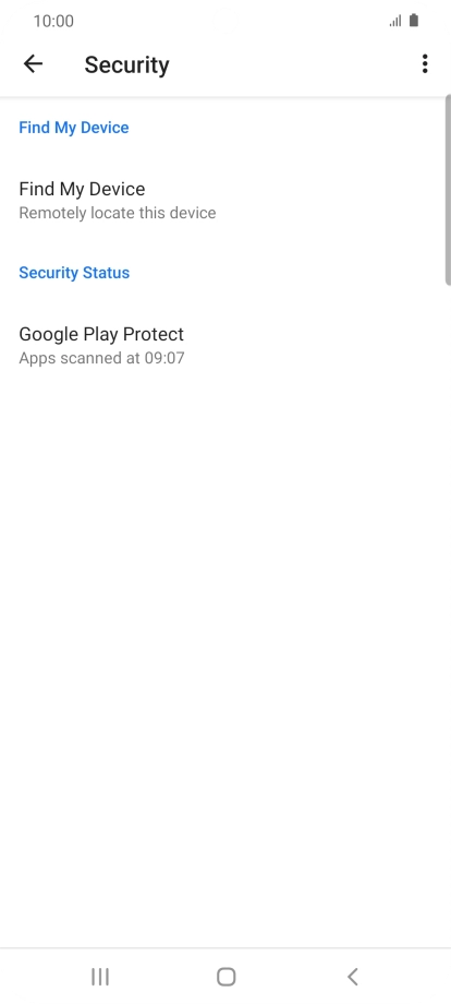 Press Find My Device.