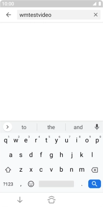 Key in the required search word and press the search icon.
