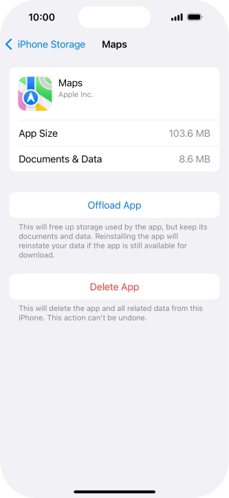 Press Offload App.