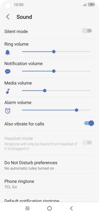 Press Phone ringtone.