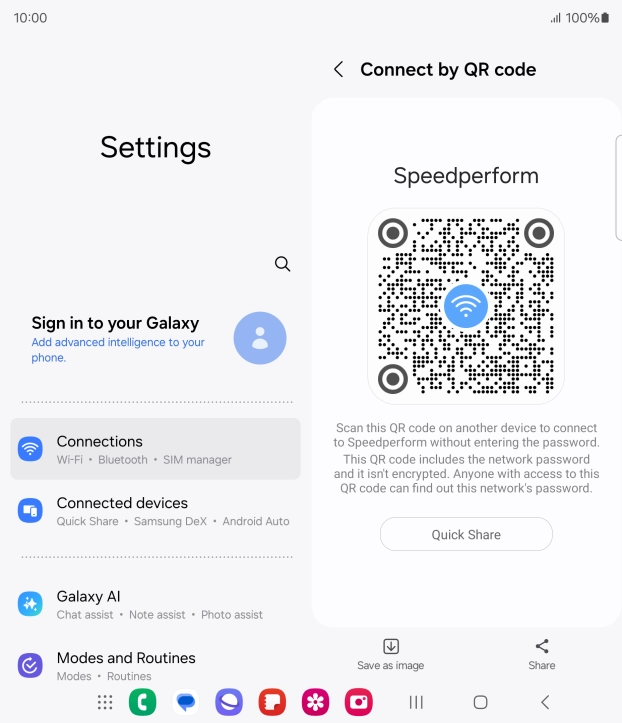 Place the QR code inside the camera frame on the other device to scan the code.