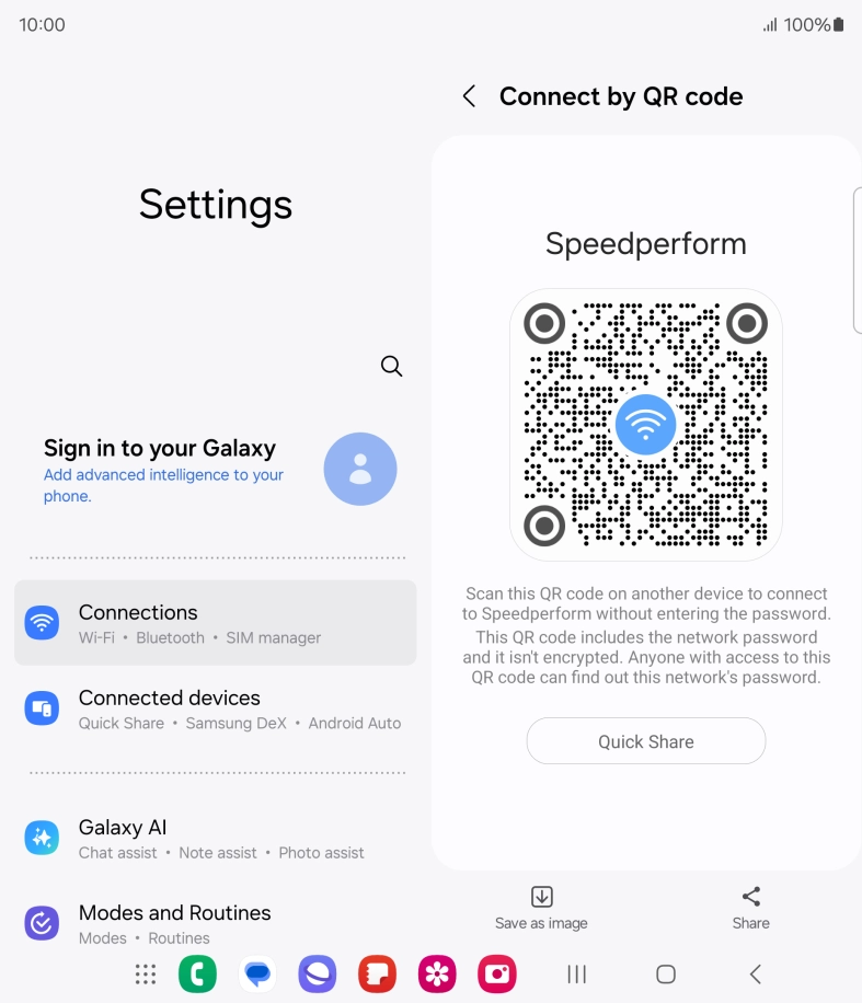 Place the QR code inside the camera frame on the other device to scan the code.