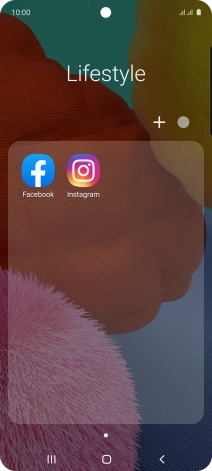 Press Facebook.