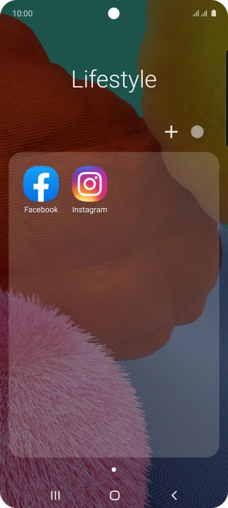 Press Facebook.