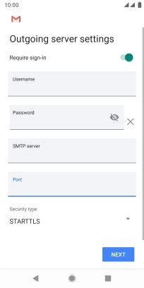 Press the drop down list below 