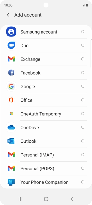 Press Google.