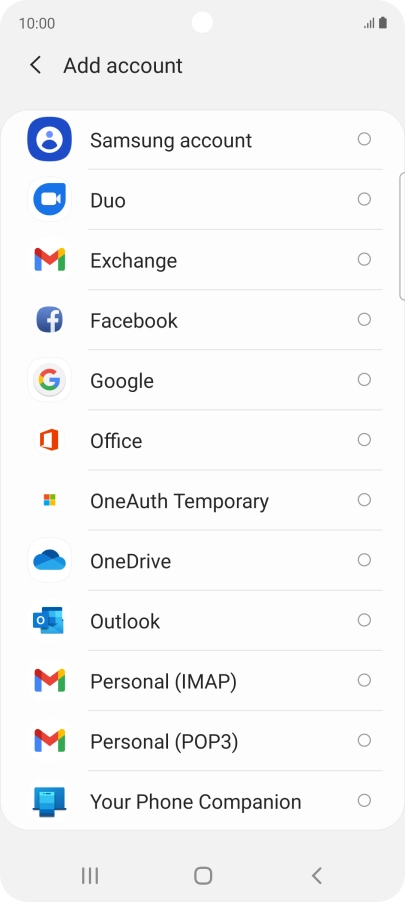 Press Google.