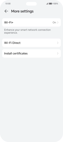 Press Wi-Fi+.