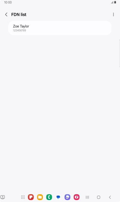 Press the Home key to return to the home screen.