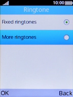 Select More ringtones.