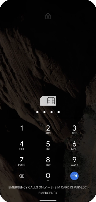 Key in the new PIN again and press the confirm icon.