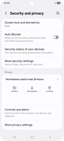 Press Permissions used in last 24 hours.