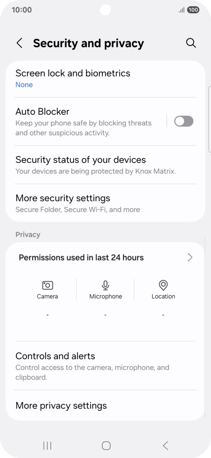 Press Permissions used in last 24 hours.