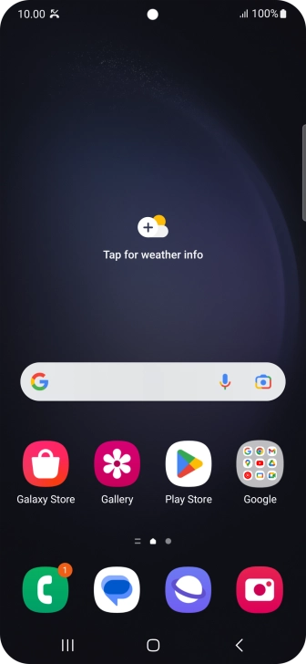 The missed calls icon shows that you have one or more missed calls.