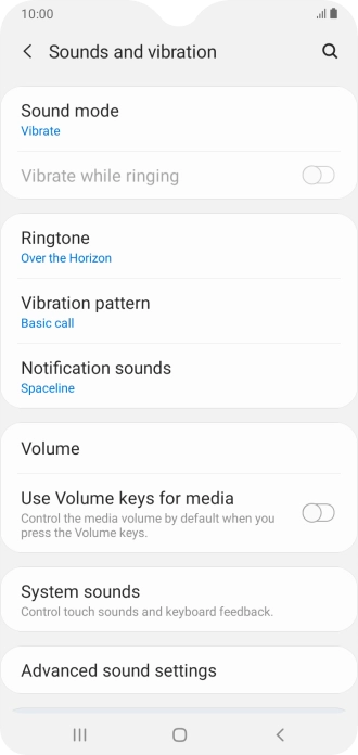Press Ringtone.