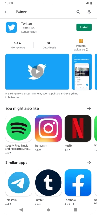 Press Twitter.
