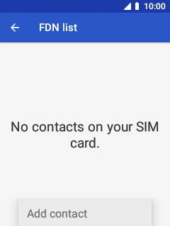 Select Add contact.