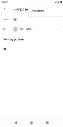 Press Attach file.