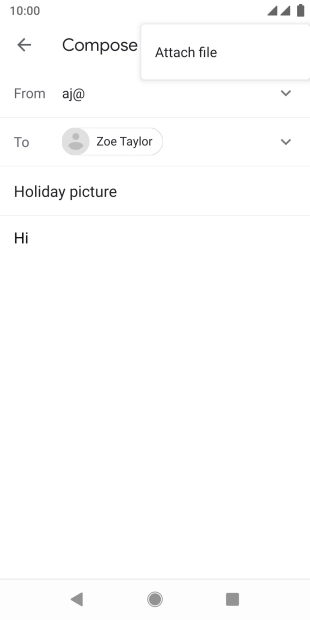 Press Attach file.