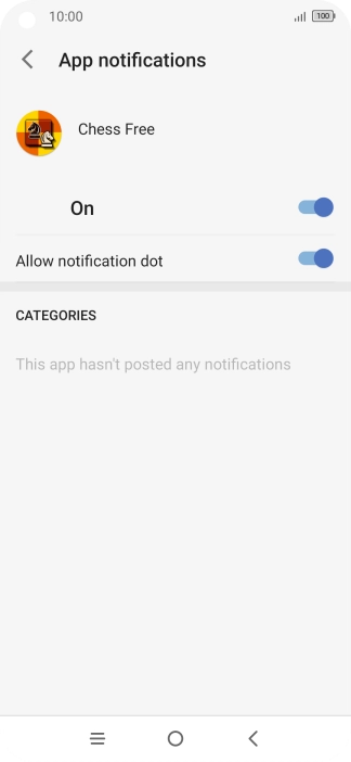 Press the upper indicator to turn the function on or off.