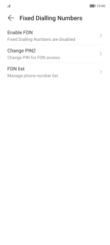 Press FDN list.