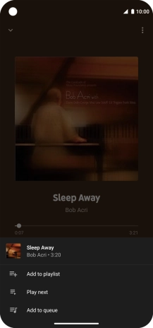 Press Add to playlist.