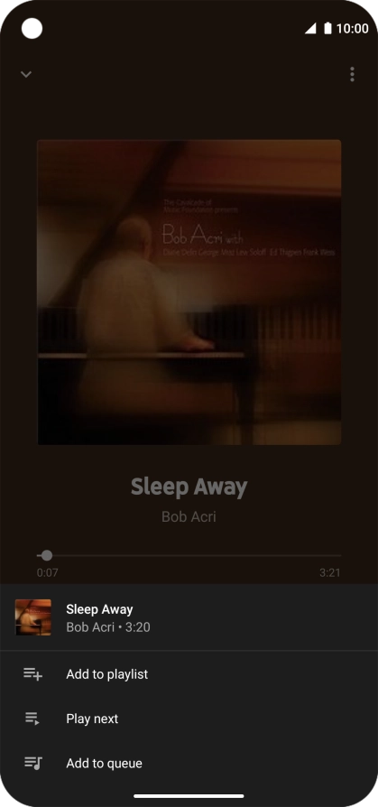 Press Add to playlist.