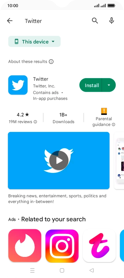 Press Twitter.