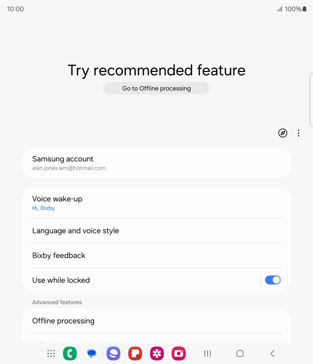 Press Voice wake-up and follow the instructions on the screen to turn automatic activation on or off.
