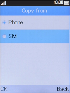 Select SIM.