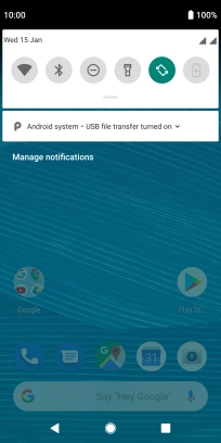 Press Android system.