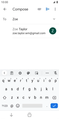 Press the required contact.