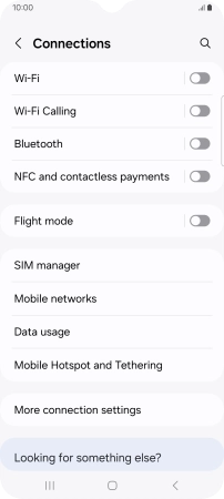 Press SIM Manager.