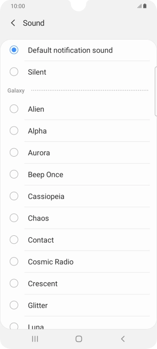 Press the required message tones to hear them.
