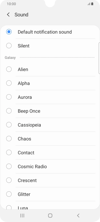 Press the required message tones to hear them.