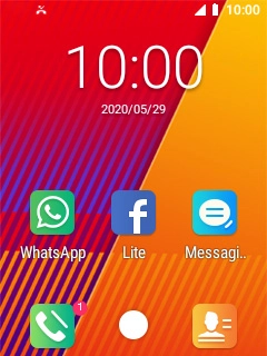 The missed calls icon shows that you have one or more missed calls.