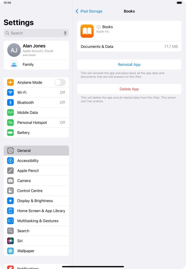 Slide your finger upwards starting from the bottom of the screen to return to the home screen.