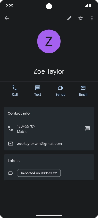 Press the required number.
