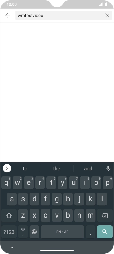 Key in the required search word and press the search icon.