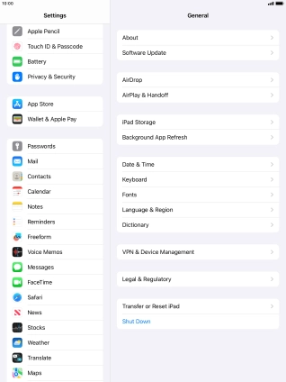 Press Touch ID & Passcode.