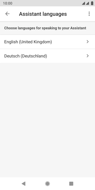 Press the Home key to return to the home screen.