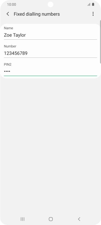 Press the menu icon.