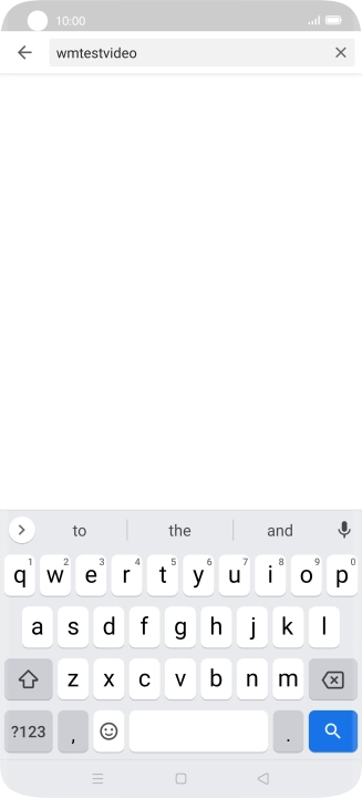 Key in the required search word and press the search icon.