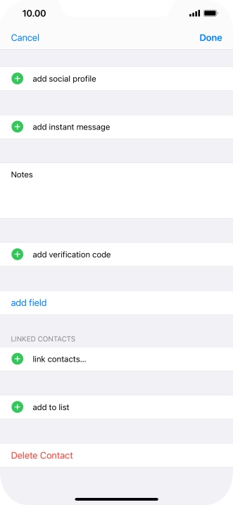 Press link contacts....