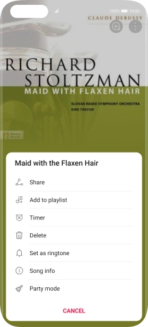 Press Add to playlist.