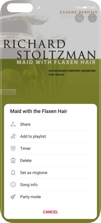 Press Add to playlist.
