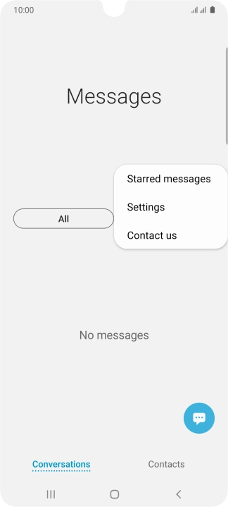 Press Settings.
